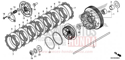 EMBRAYAGE CB1100CAH de 2017